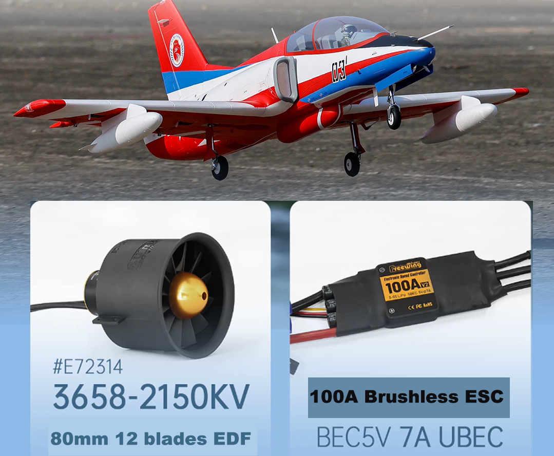 Freewing K-8 Karakorum 80mm EDF PNP RC Jet