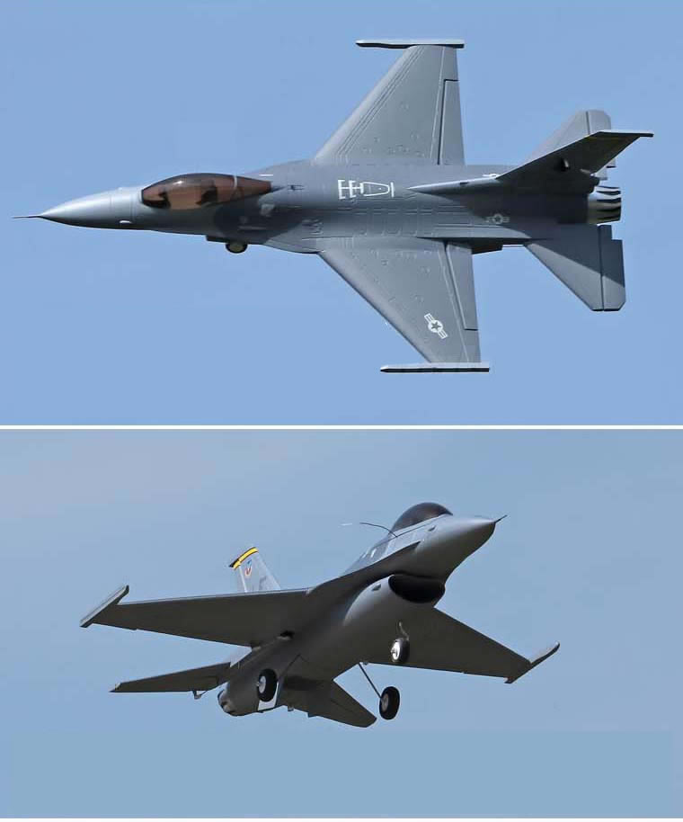 Freewing F-16C Falcon 64mm EDF Jet PNP RC Airplane