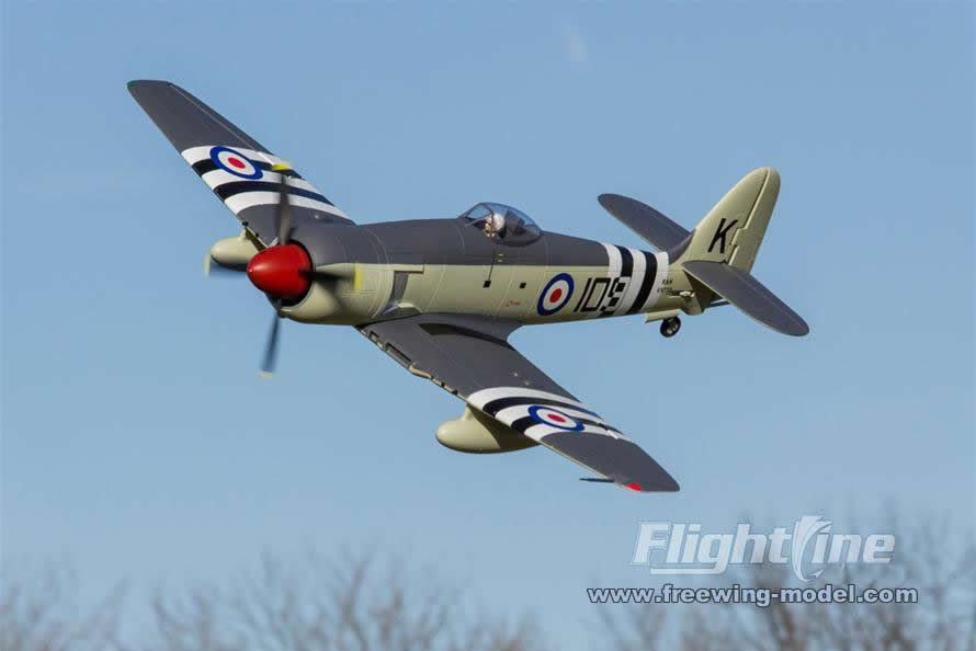 FlightLine RC Hawker Sea Fury 1200mm Wingspan PNP RC Airplane