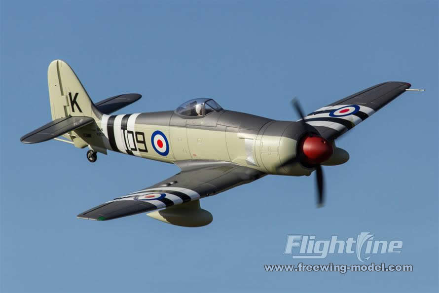 FlightLine RC Hawker Sea Fury 1200mm Wingspan PNP RC Airplane