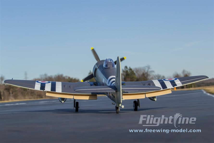 FlightLine RC Hawker Sea Fury 1200mm Wingspan PNP RC Airplane