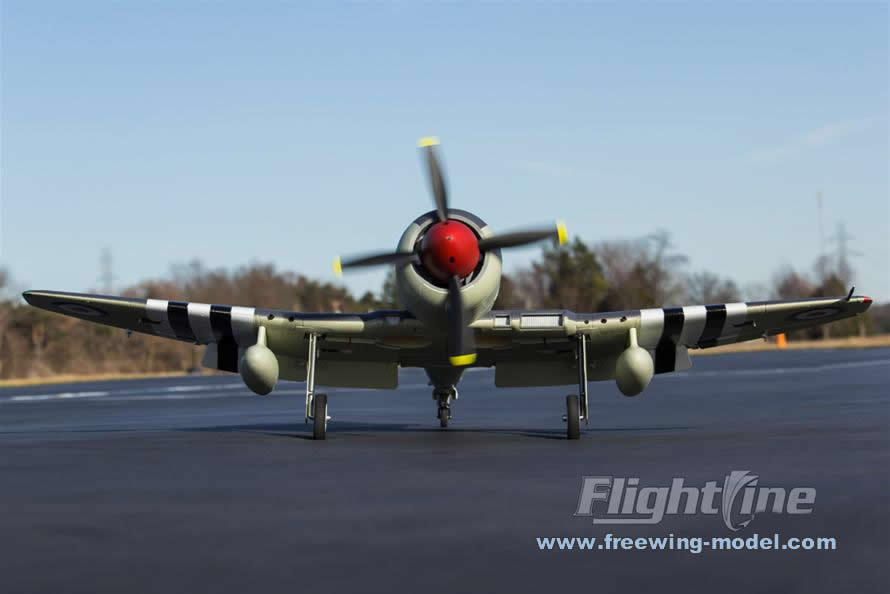 FlightLine RC Hawker Sea Fury 1200mm Wingspan PNP RC Airplane