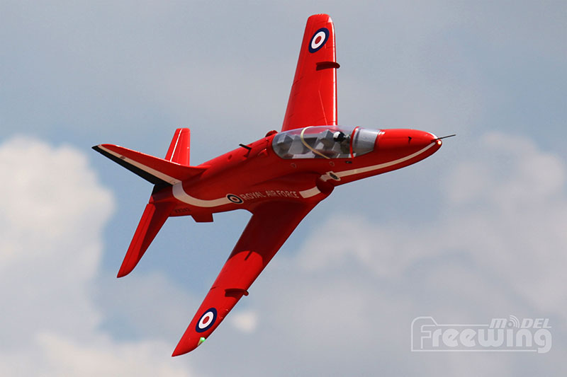 Freewing 6S Hawk T1 Red Arrow 70mm EDF Jet PNP RC Airplane