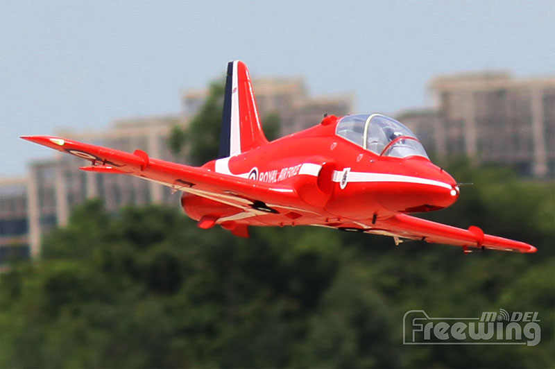 Freewing 6S Hawk T1 Red Arrow 70mm EDF Jet PNP RC Airplane