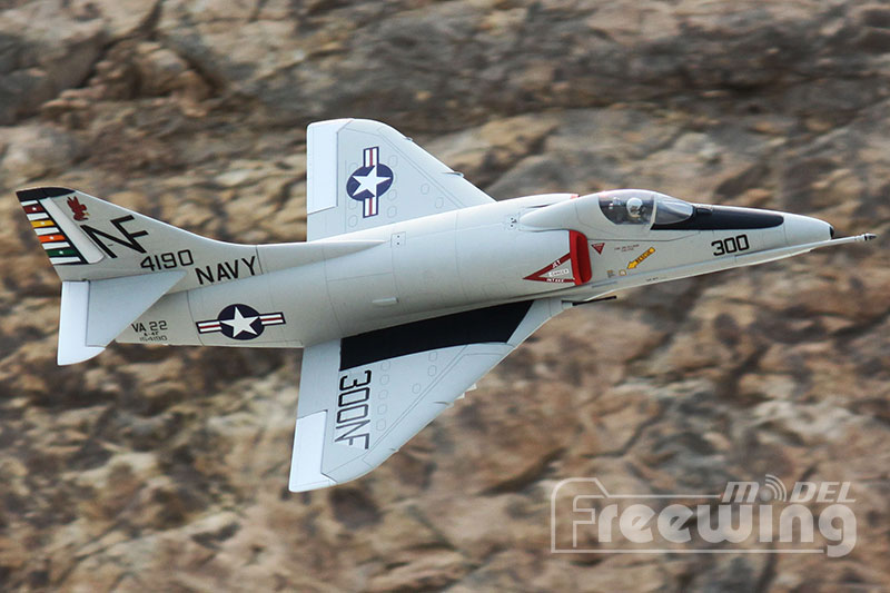 Freewing A-4E/F Skyhawk 80mm EDF Jet PNP RC airplane