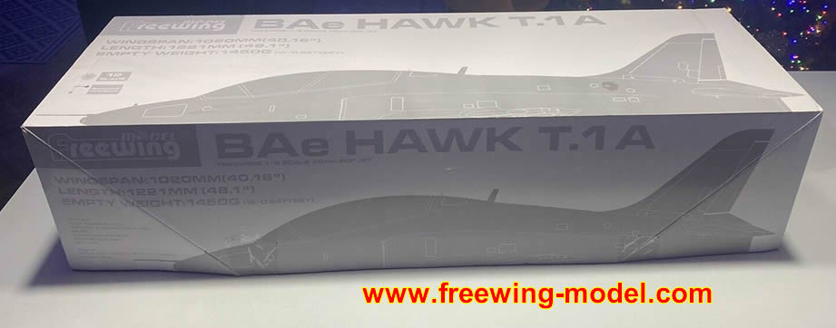 Freewing Red Arrow 70mm  RC Airplane package box