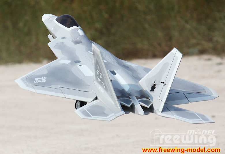 Freewing F-22 Raptor Ultra Performance 90mm EDF Jet Kit airplane