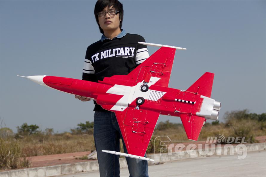 Freewing F-5 Tiger II Swiss 80mm EDF Jet PNP RC Airplane