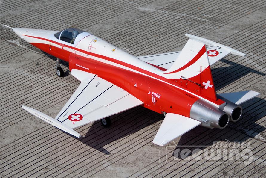 Freewing F-5 Tiger II Swiss 80mm EDF Jet PNP RC Airplane