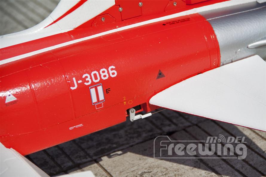 Freewing F-5 Tiger II Swiss 80mm EDF Jet PNP RC Airplane