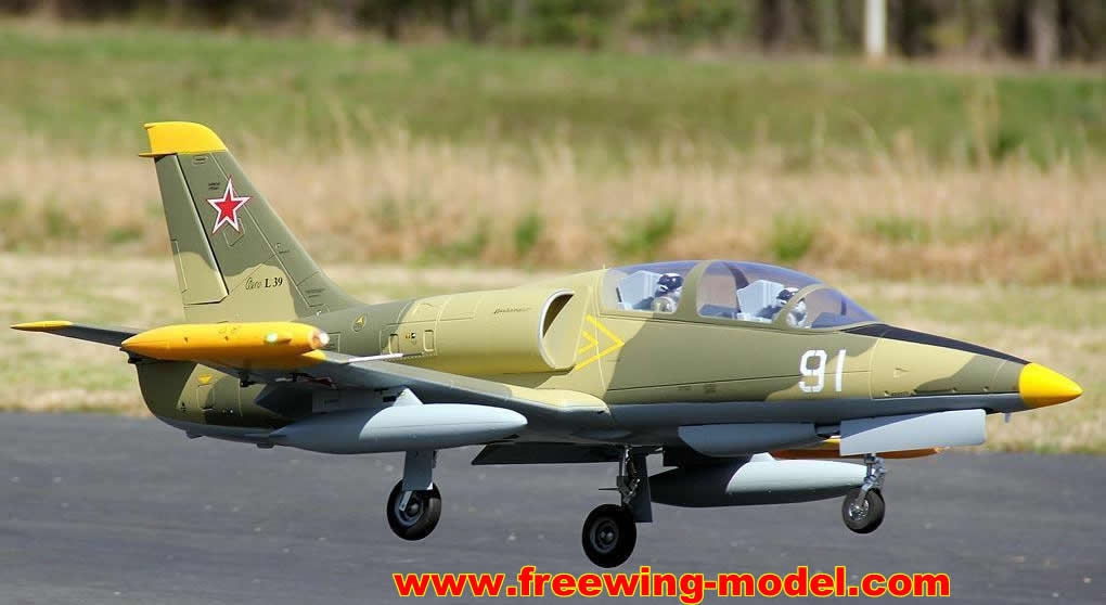 Freewing L-39 Albatros Camo 80mm EDF Jet PNP RC Jet