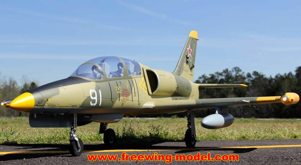 Freewing L-39 Albatros Camo 80mm EDF Jet PNP RC Jet