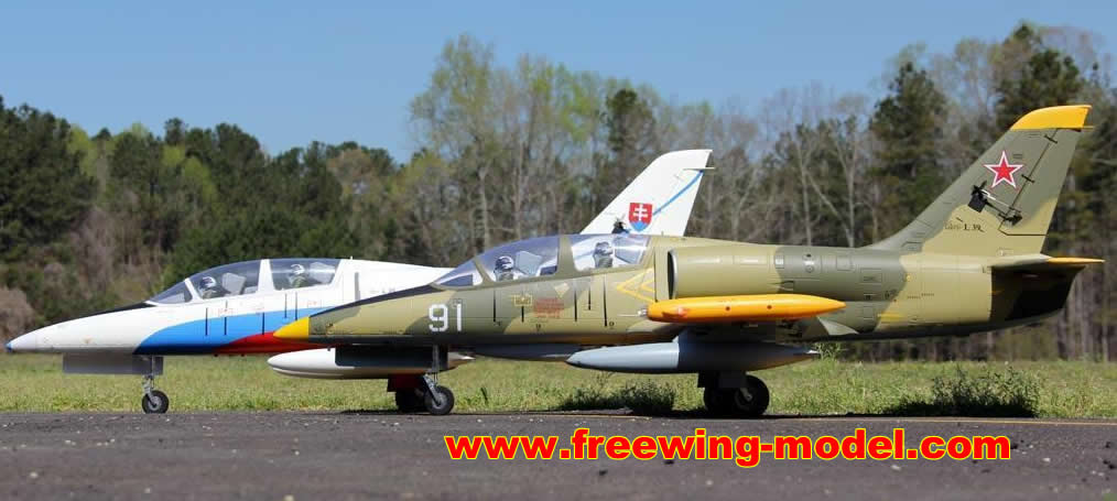 Freewing L-39 Albatros Camo 80mm EDF Jet ARF PLUS Servo RC airplane