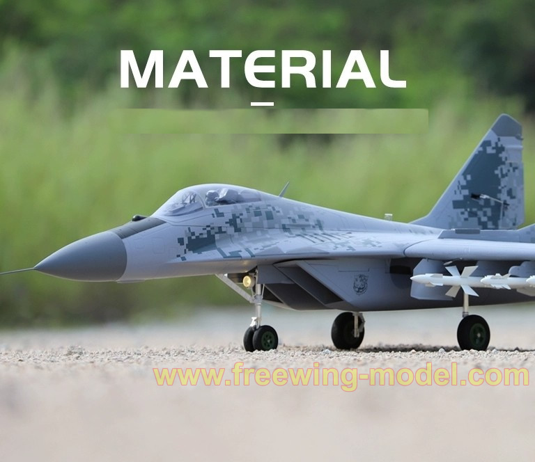 Freewing MiG-29 Fulcrum Digital Camo Twin 80mm EDF Jet ARF Plus Servos RC Airplane