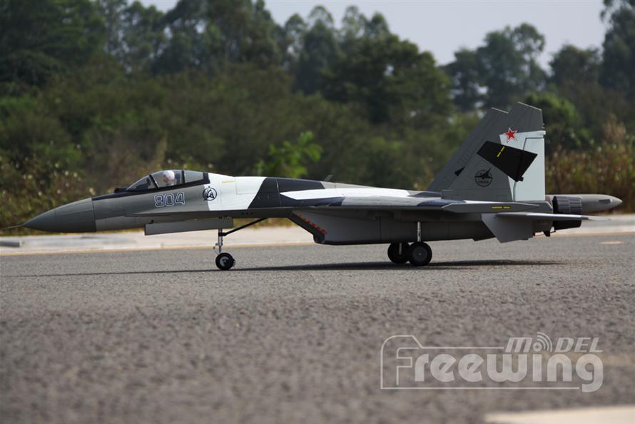 freewing su 35 Grey Camo rc airplane