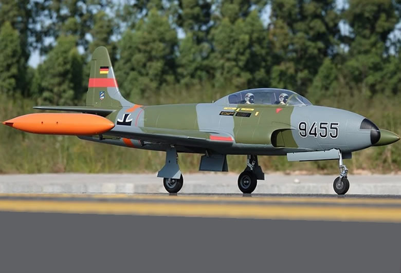 Freewing T-33 Shooting Star German 80mm EDF Jet PNP RC Airplane