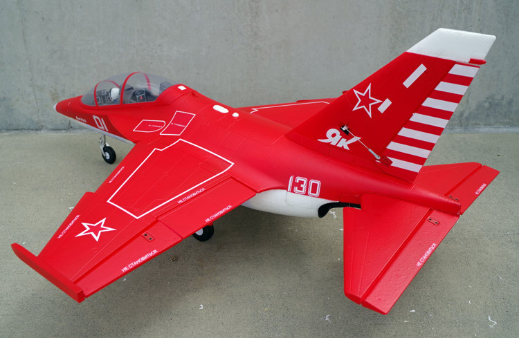 Freewing Yak-130 V2 Red 70mm EDF Jet PNP 