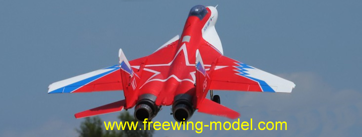 MiG-29 Red OVT Twin 80mm EDF Jet PNP Rc Airplane