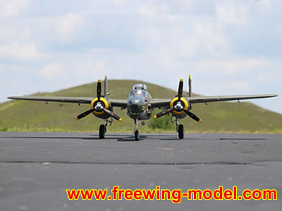 FlightLine B-25 Mitchell Bomber 1600mm PNP RC Airplane