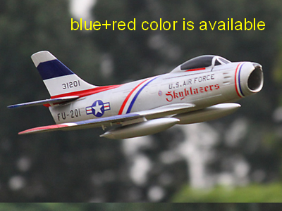 Freewing F-86 Sabre Jolley Roger 64mm EDF Jet PNP RC Airplane