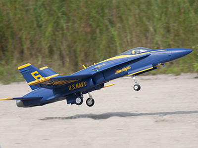 Freewing F/A-18C Hornet Blue Angels 90mm EDF Jet ARF Plus Servo Rc plane