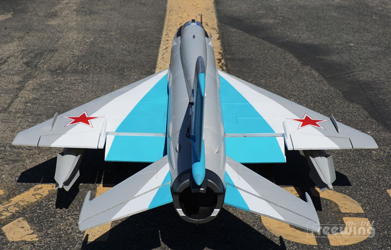 Freewing Mig-21 Blue 80mm EDF Jet PNP Rc Airplane