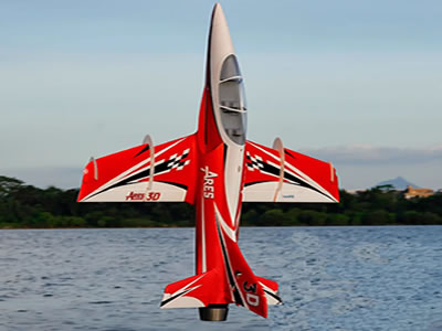 Freewing Ares 3D 90mm Red ARF Plus