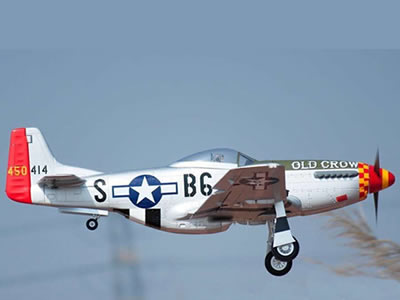 Freewing P-51D HP Old Crow 1410mm Wingspan PNP RC Airplane