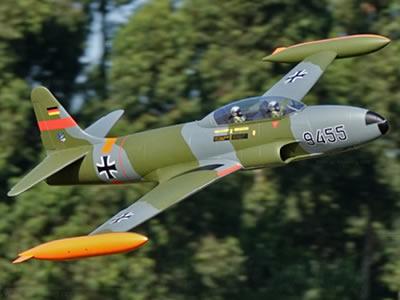 Freewing T-33 Shooting Star German 80mm EDF Jet PNP RC Airplane