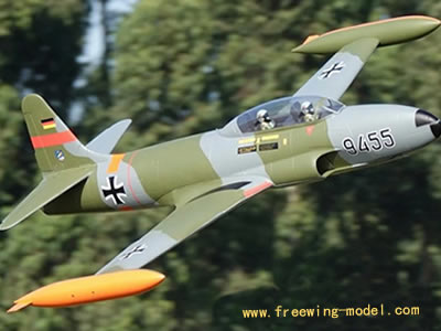 Freewing T-33 Shooting Star German 80mm EDF Jet PNP RC Airplane