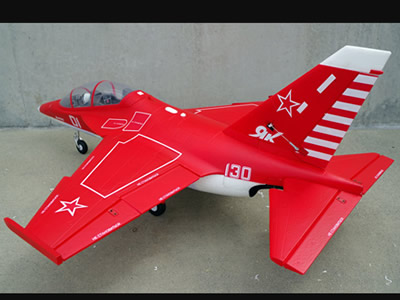 Freewing Yak-130 V2 Red 70mm EDF Jet PNP RC Airplane